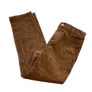 Class Club Boys Brown Corduroy Straight Leg Pants Size 5